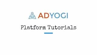 AdYogi's Creative Studio Tutorial