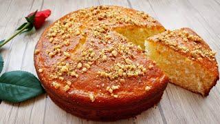 نرم ترین کیک دنیا در 5 دقیقه! در دهانت آب می شود!فوق العاده خوشمزه/Simple cake,quick and easy recipe