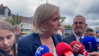 Marine Le Pen : "Le nouveau gouvernement sera sous la surveillance des Français."