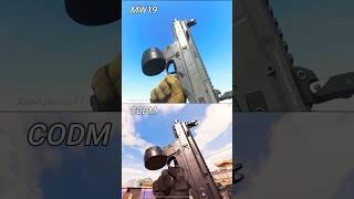 ISO Smg Comparison in Codm vs CoD Mw2019