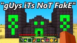 I Found The FUNNIEST FAKE Minecraft Speedruns EVER