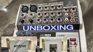 UNBOXING of Xenyx QX1002USB Behringer Mixer #Xenyx #Klark Teknik #behringer