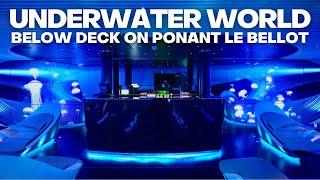 An UNDERWATER cocktail bar? On Ponant Le Bellot there is! FULL Ship (and Owners Suite) Review