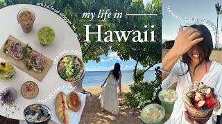 my life in hawaii  | what i eat, getting productive, local life