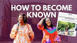 How I Became A Known Person In A Movement | for Black Women Entrepreneurs