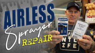 Quick and Cheap Airless Sprayer Repair! How to Save Money Repairing Your Own Airless Sprayers.