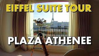 BEST EIFFEL TOWER VIEW SUITE IN PARIS - PLAZA ATHENEE - With spa & restaurant look