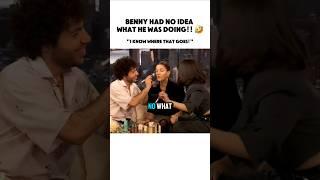 Benny As A Make Up Artist Is Soo Funny!  #bennyblanco #drewbarrymoreshow #fyp #celebrity #trending