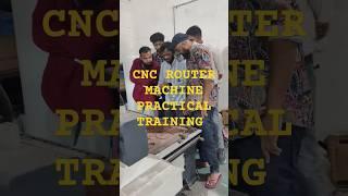 CNC ROUTER MACHINE PRACTICAL TRAINING.@3dshikshacadcamtraining502 #woodcnc #cnc #woodcarving
