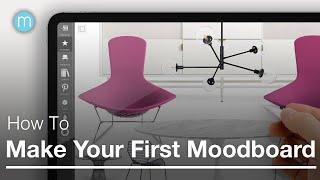 How to Start Your First Moodboard: Morpholio Board iPad Tutorial for Home Decor & Interior Design