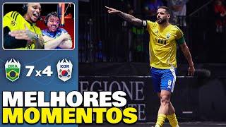 VITÓRIA DA SELEÇÃO! BRASIL x COREIA DO SUL | MELHORES MOMENTOS | COPA DO MUNDO KINGS LEAGUE