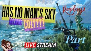 Pt 2 Cozy Adventure in No Man's Sky  Aquarius Update & Fishing Fun! | LiveStream ~  Day [85/730]