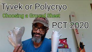 TYVEK OR POLYCRYO CHOOSING A GROUND SHEET  PCT 2020