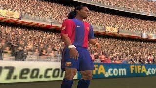 FIFA 07 - FC Barcelona vs Real Madrid (4K60fps)