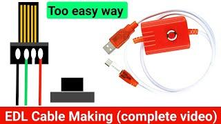 How to make EDL cable for secure boot phones [locked bootloader]  CPUs | ZM Lab | in Urdu/Hindi