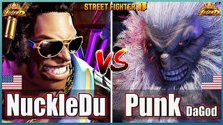 Street Fighter 6  NuckleDu (DEE JAY)  Vs  PunkDaGod (AKUMA) Best  Room MatchFightingGameWorldX