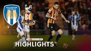 MATCH HIGHLIGHTS: Colchester United v Bradford City