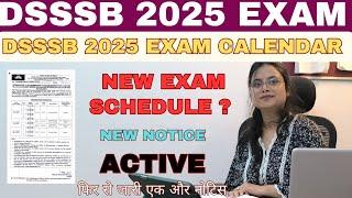 DSSSB 2025 NEW EXAM DATES | DSSSB New exam date out