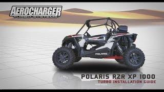 Aerocharger RZR 1000 TURBO INSTALL: Part 1