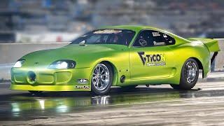 JDM Cars Drag Racing-Zusammenstellung: Supra 3000 PS, 2 Step Turbo Dragster, RX7, GTR, EVO...