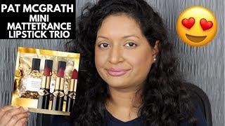 Pat Mcgrath Labs Lust Mini MatteTrance Lipstick Trio Review