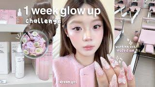 1 WEEK GLOW UP CHALLENGE how to glow up and become our dream girl