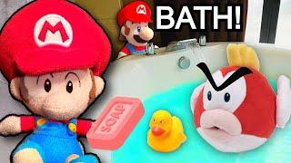 Baby Mario's Bath Time NIGHTMARE - SMF Movie