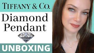 Tiffany & Co. Unboxing  - Diamond Pendant (Platinum chain)