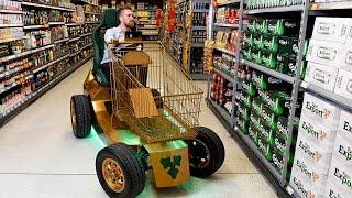 The most pimped out shopping trolley in the world!