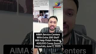 AIMA 30 Service Centers with Extra Staff