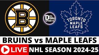 BOSTON BRUINS VS TORONTO MAPLE LEAFS LIVE  NHL Game Score & Radio Play-by-Play - JAN 4, 2025