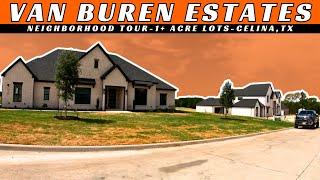 Van Buren Estates | New Construction | 1+ Acre Lots | Starting $800K | Celina, TX