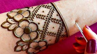 Stylish Front Hand Mehndi Designs ll New Full Hand Bridal Mehndi Designs ll Full Hand Mehndi Designs