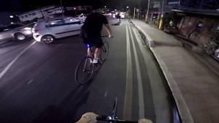 Fixed Gear Bike Night Ride - Road Rage Moment | Bisaya - Cebu, Philippines