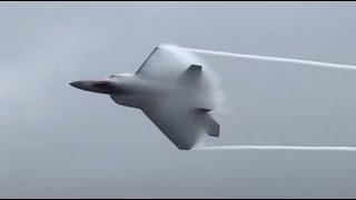 BEST F-22 Raptor Demo On The Internet! - Lots of Vapor! - Full Performance - Amazing!