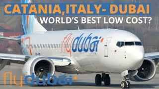 Trip Report|FLYDUBAI |Boeing 737max8 | Catania ,Italy-Dubai | FlyDubai Economy class full review