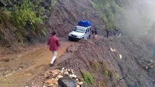 Arunachal dangerous road of Roing to Anini