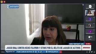 #EnVivo | Juicio oral contra Keiko Fujimori y otros por el delito de lavado de activos