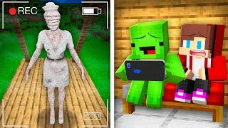 JJ and Mikey Got NURSE OF HORROR on a Hidden Camera in Minecraft! - Maizen