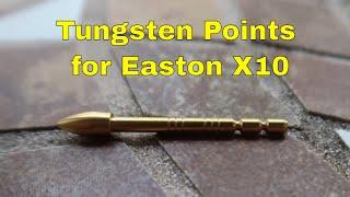 Tungsten Points For Easton X10 & X10 ProTour Arrow Shafts By Shore Shot Archery