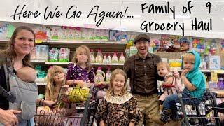 Grocery Haul for Family of 9! #groceryhaul #largefamilyvlog