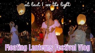 Floating Lanterns Festival Vlog | The Lights Fest | Grace Taylor