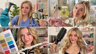 ASMR Fast Roleplays ️‍ (hair salon, nurse, airport security, perfume boutique, chiropractor, etc)