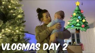 DAY IN THE LIFE OF A TEEN MUM | VLOGMAS DAY 2!! | Becky Louise