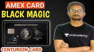 American Express Credit Card's | Amex Credit Card | Centurion Card | Amex Black Card | Anuj Sir