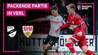 SC Verl - VfB Stuttgart II, Highlights mit Live-Kommentar | 3. Liga | MAGENTA SPORT