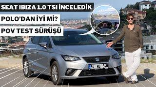 Yeni Seat İbiza 1.0 TSI İnceledik - Fiyat Performans Canavarı- Polo'dan Hızlı mı? Pov Sürüş ve 0-100