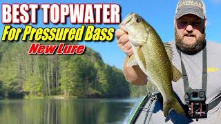 The BEST topwater bait to catch pressured bass!