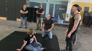 KNIFE DEFENSE GROUND SURVIVAL TRAINING WITH NICK DROSSOS #knifedefense #kravmaga #selfdefense