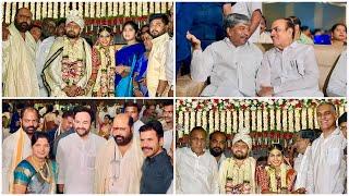 Seethaphalmandi BRS Corporator Hema Samala Wedding | Harish Rao , Padmarao Goud , Gold Man Entry